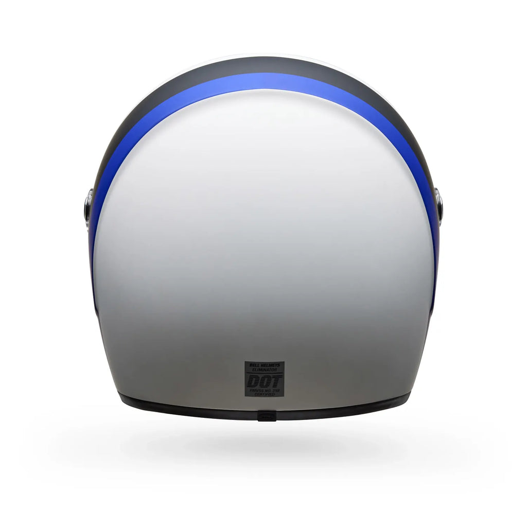 Bell Helmets – Eliminator Menace Full Face Helmet – Matte Blue/White