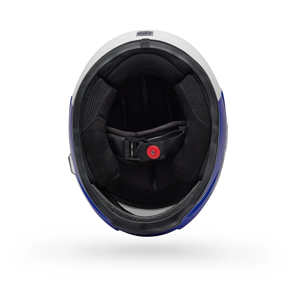 Bell Helmets – Eliminator Menace Full Face Helmet – Matte Blue/White
