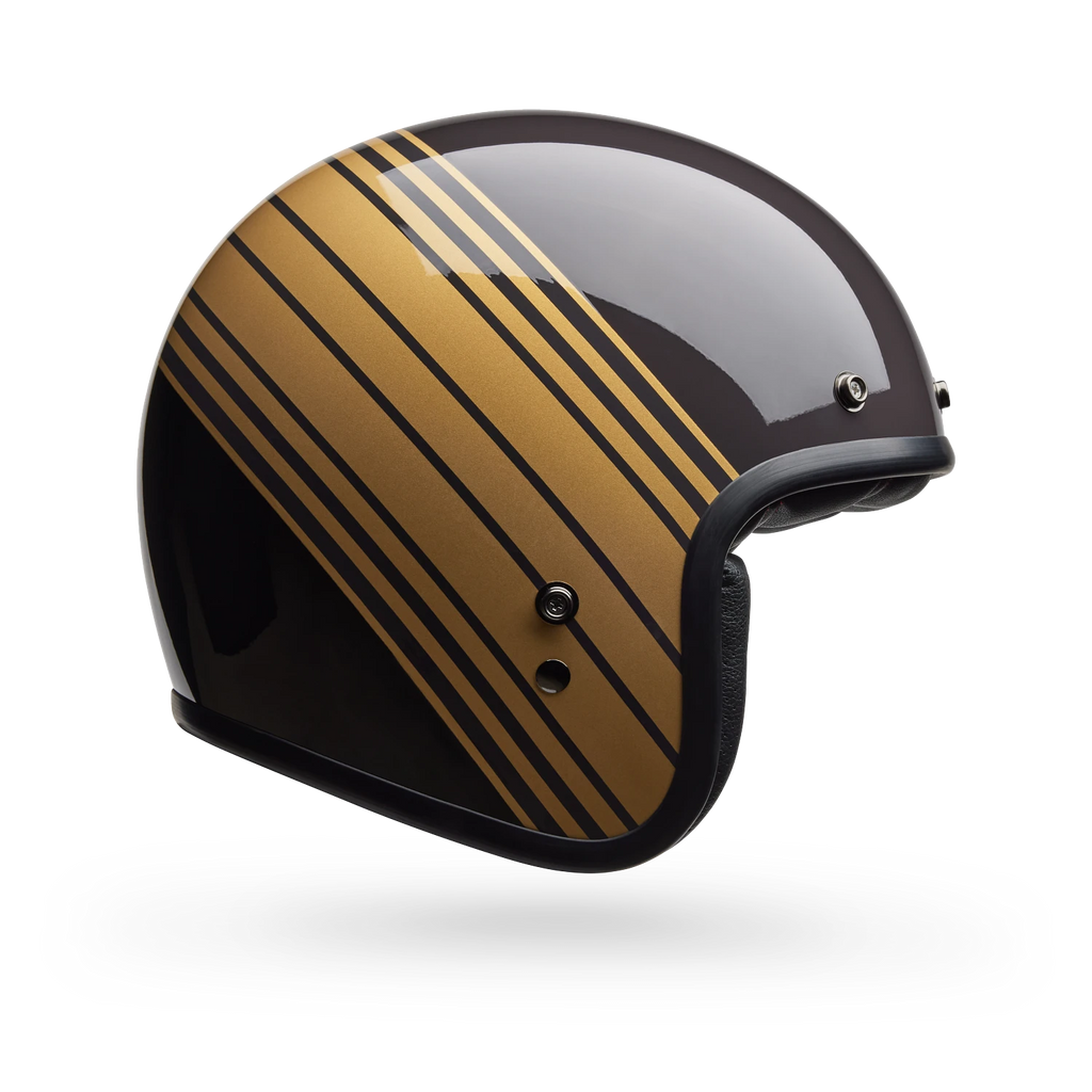 Bell Helmets – Custom 500 Edge Open Face Helmet – Gloss Brown/Gold