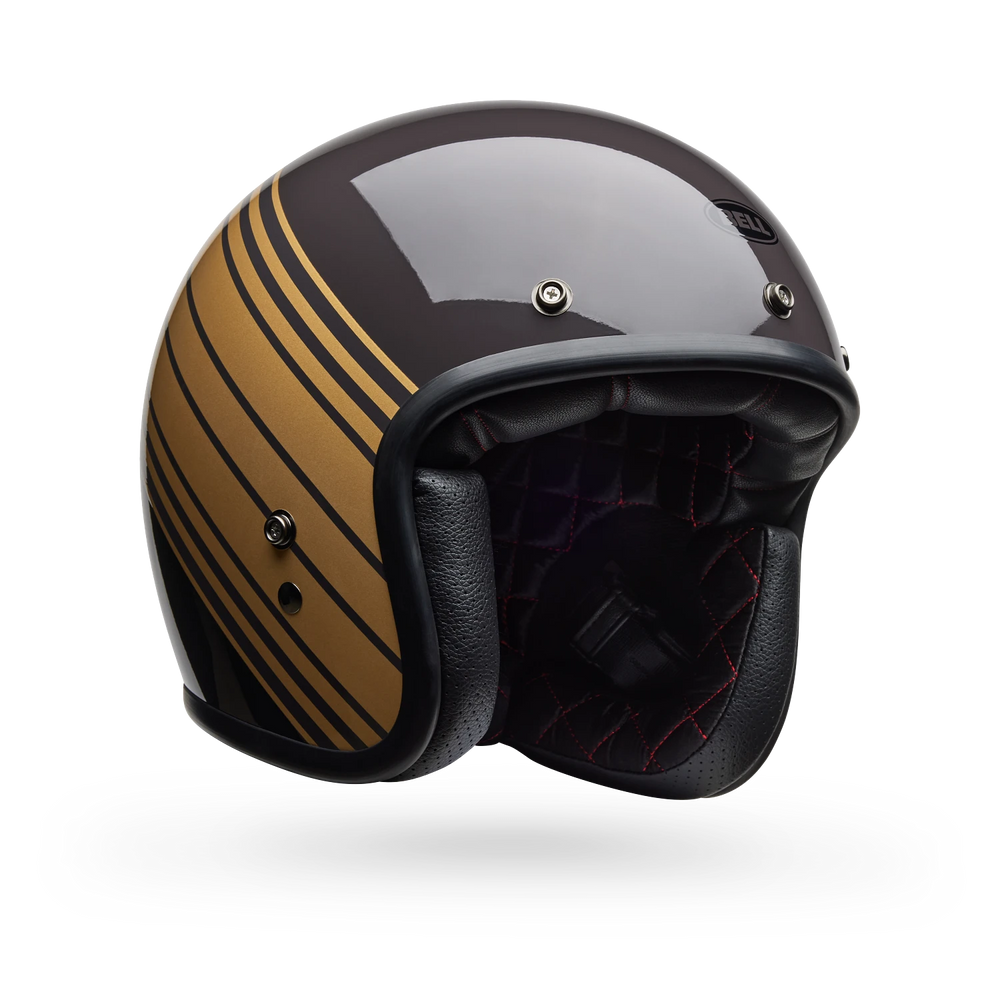 Bell Helmets – Custom 500 Edge Open Face Helmet – Gloss Brown/Gold