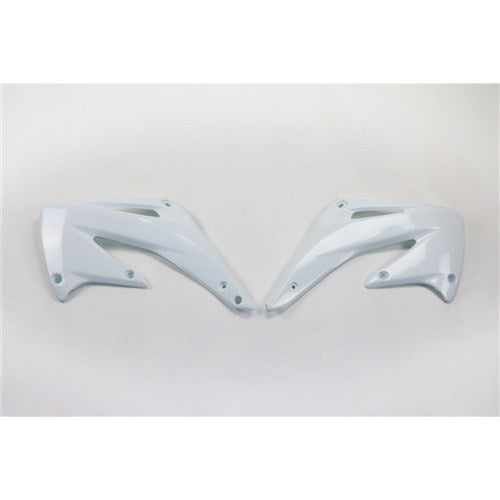 UFO HONDA RADIATOR SHROUDS CRF450 02-04 WHT