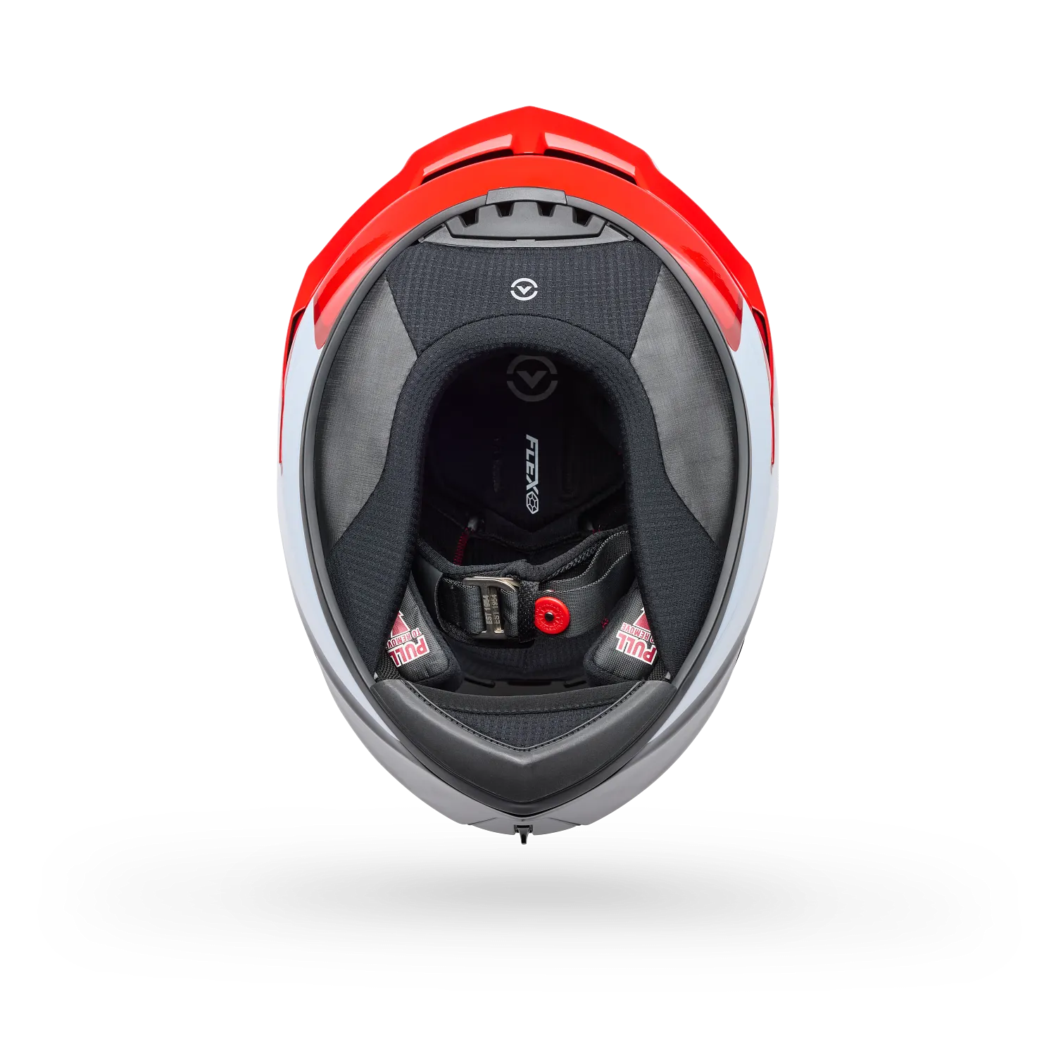 Bell Helmets – Race Star DLX Flex Full Face Helmet – Red/White