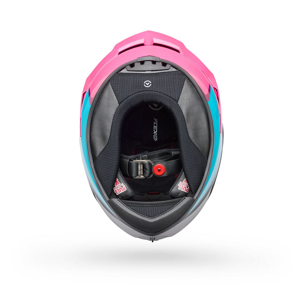 Bell Helmets – Race Star DLX Flex Fluid Full Face Helmet – Green/Pink