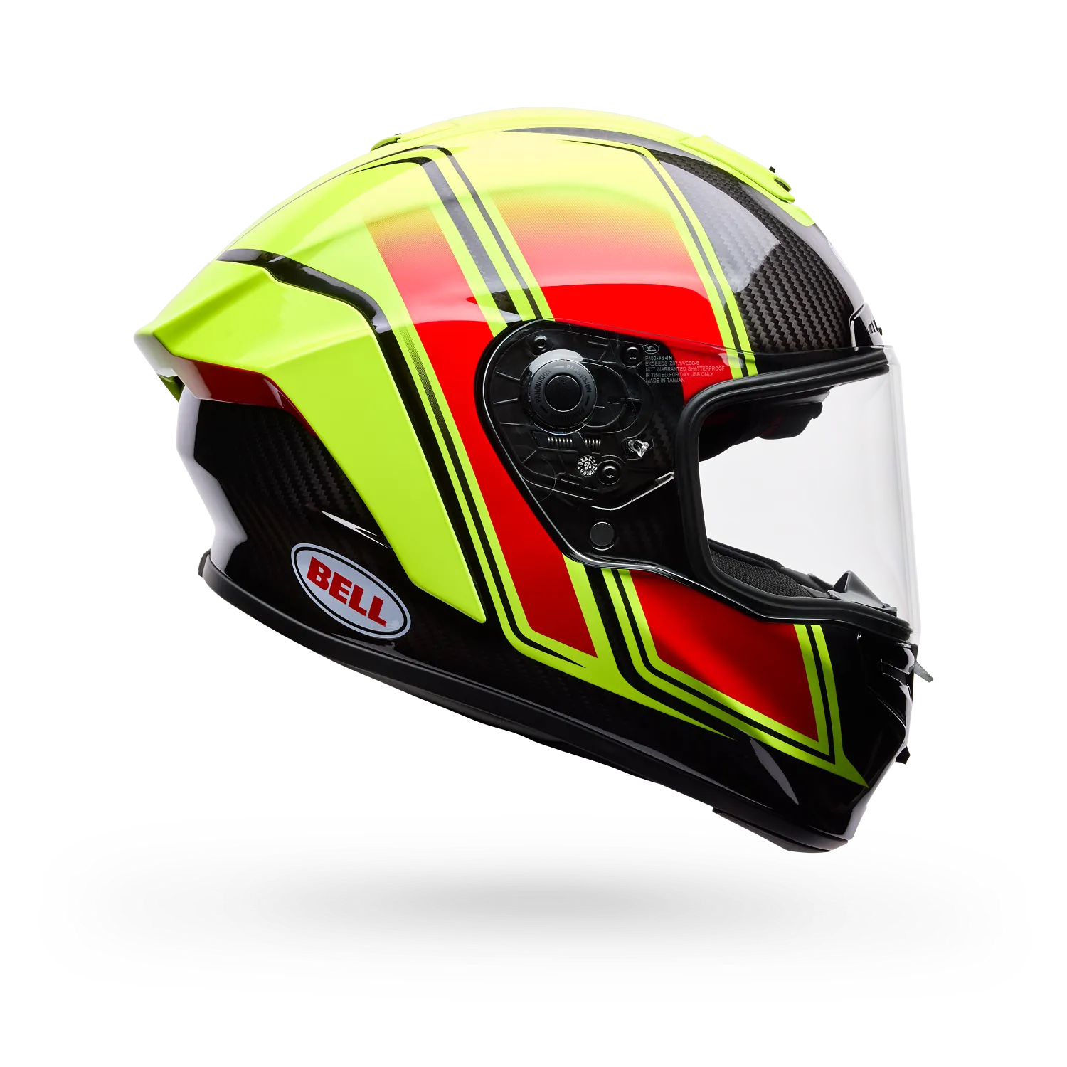 Bell Helmets – Race Star DLX Flex Full Face Helmet – Yellow Grid