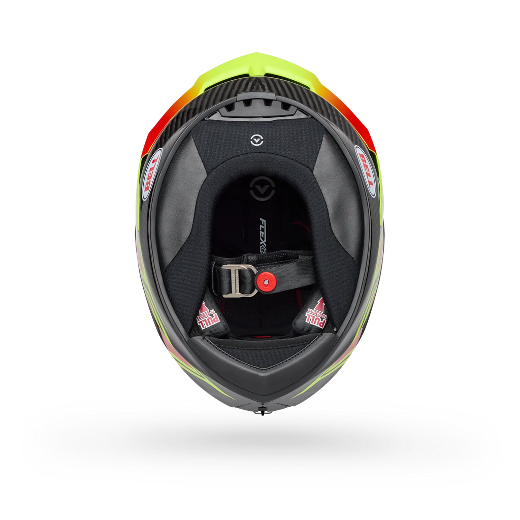 Bell Helmets – Race Star DLX Flex Full Face Helmet – Yellow Grid