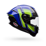 Bell Helmets – Race Star DLX Flex Grid Full Face Helmet – Blue/Yellow