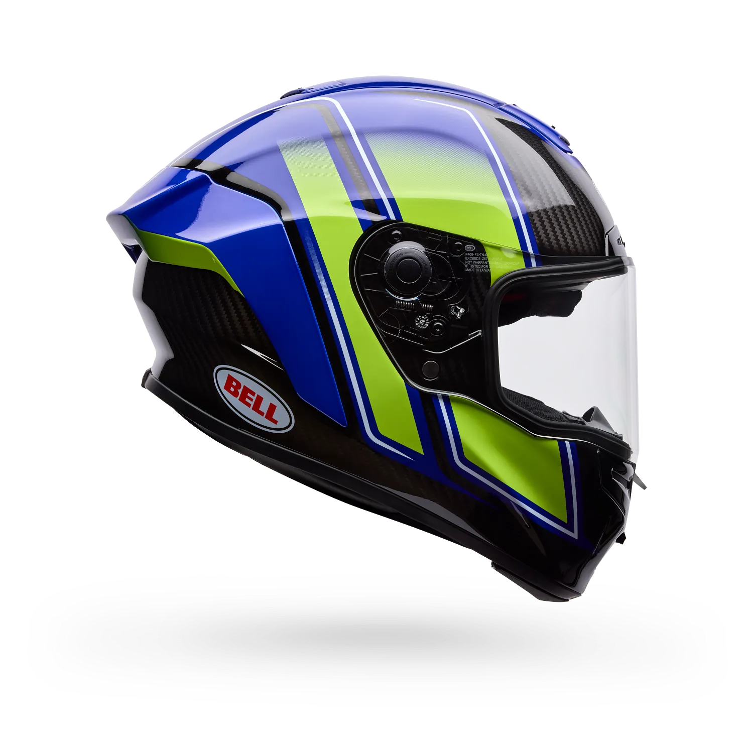 Bell Helmets – Race Star DLX Flex Grid Full Face Helmet – Blue/Yellow