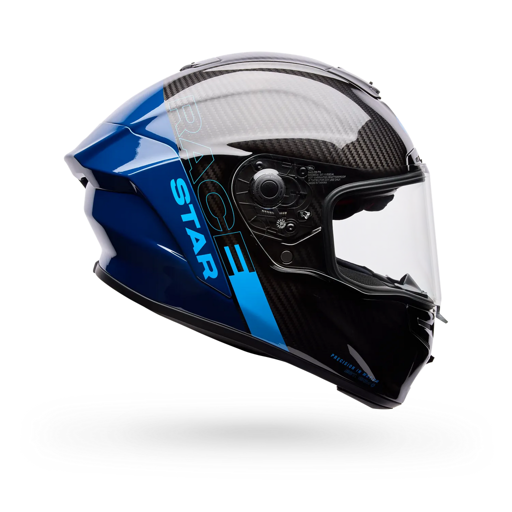 Bell Helmets – Race Star DLX Flex Strike Full Face Helmet – Blue Strike