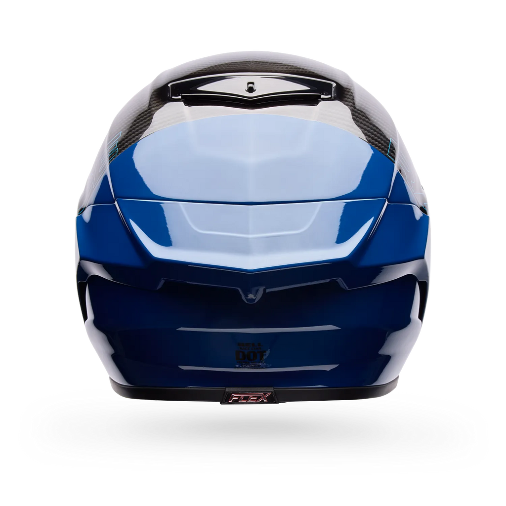 Bell Helmets – Race Star DLX Flex Strike Full Face Helmet – Blue Strike