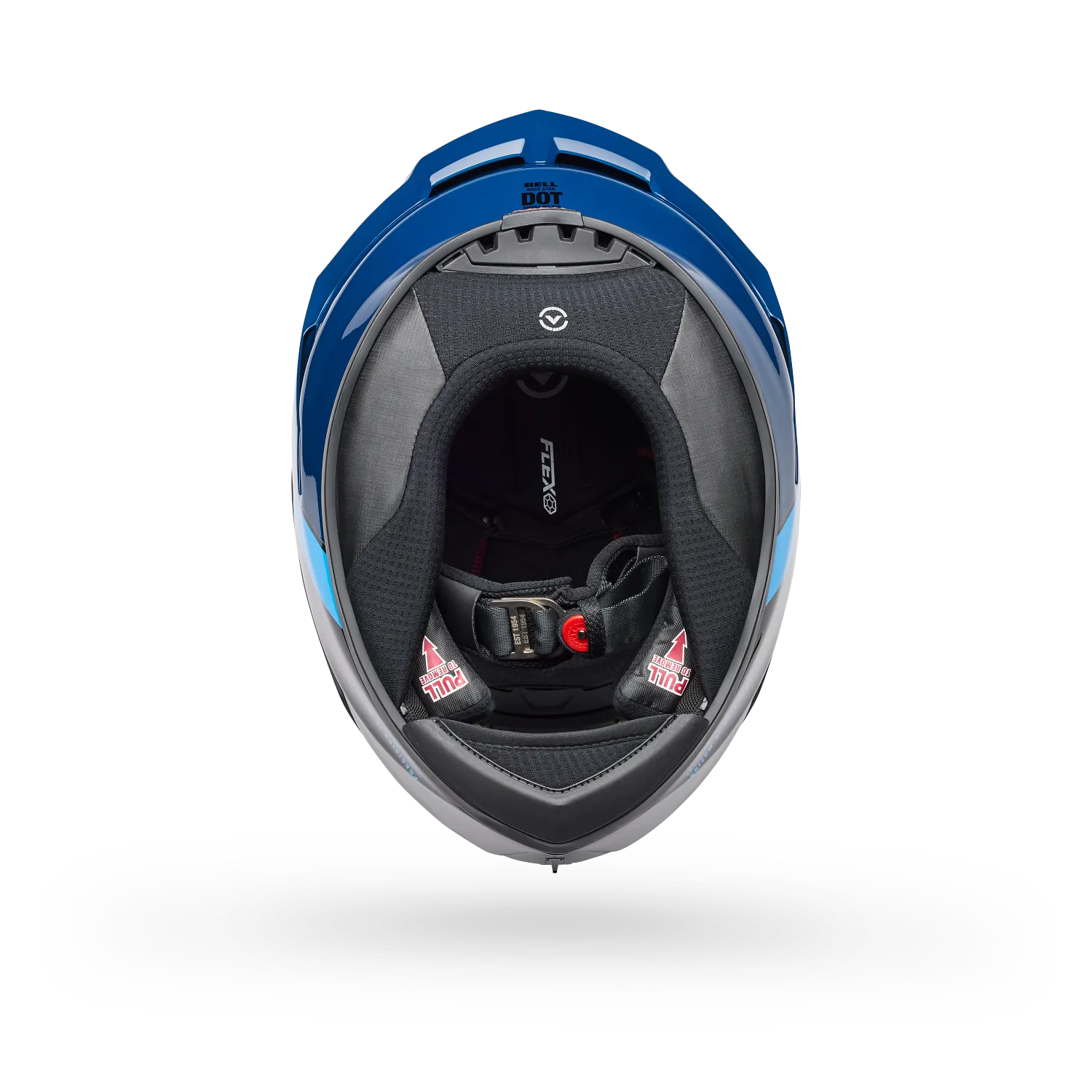 Bell Helmets – Race Star DLX Flex Strike Full Face Helmet – Blue Strike