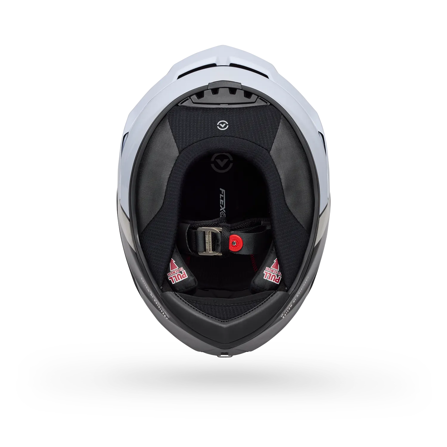 Bell Helmets – Race Star DLX Flex Full Face Helmet – Silver/White Strike