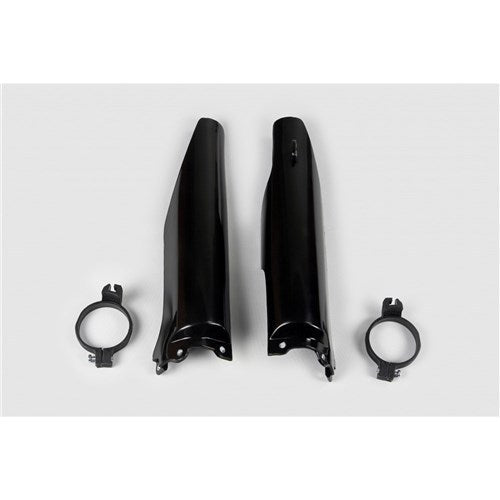 UFO KAWASAKI FORK SLIDER PROTECTORS KX125/250 05-19/250F 04-05 BLK