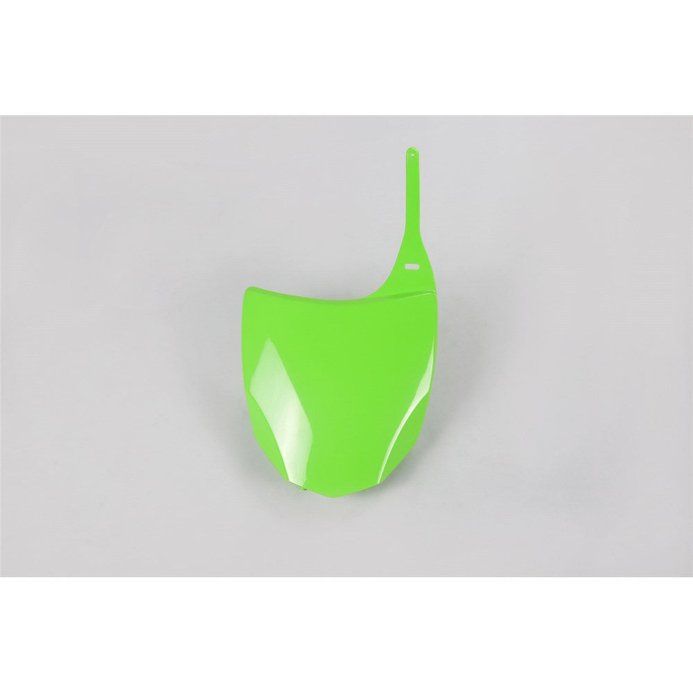 /UFO KAWASAKI FRONT NO. PLATE KX450F 09-12 (GRN)