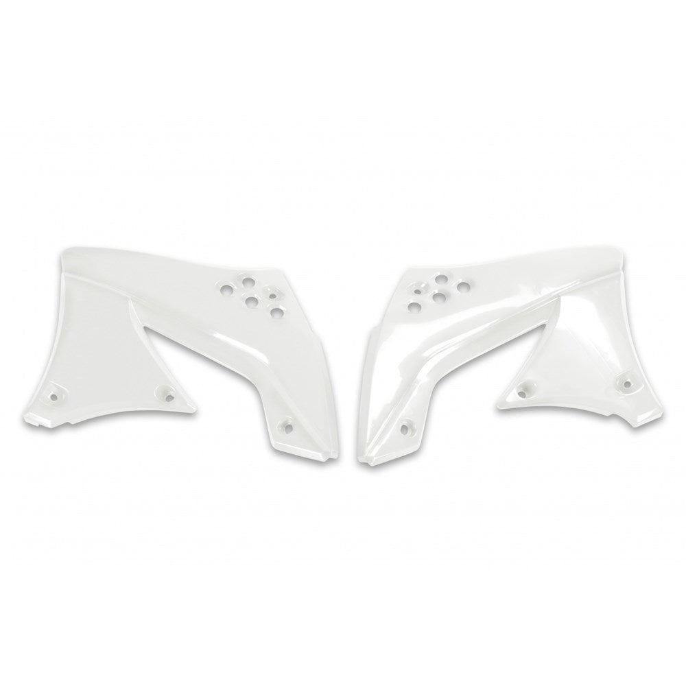 UFO KAWASAKI RADIATOR SHROUDS KX450F 09 (WHT 041/047) [ONC01]