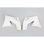 UFO KAWASAKI RADIATOR SHROUDS KX450F 09 (WHT 041/047) [ONC01]