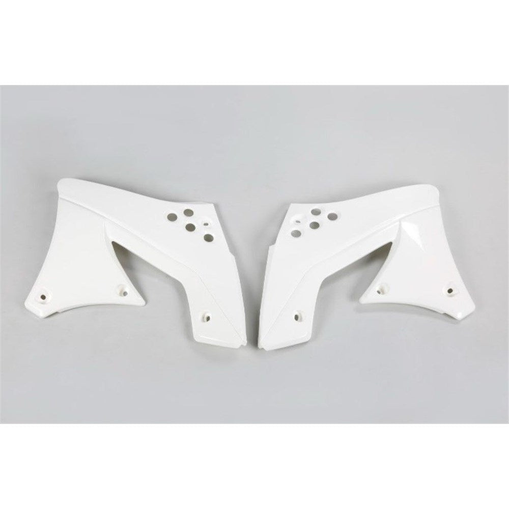 UFO KAWASAKI RADIATOR SHROUDS KX450F 09 (WHT 041/047) [ONC01]