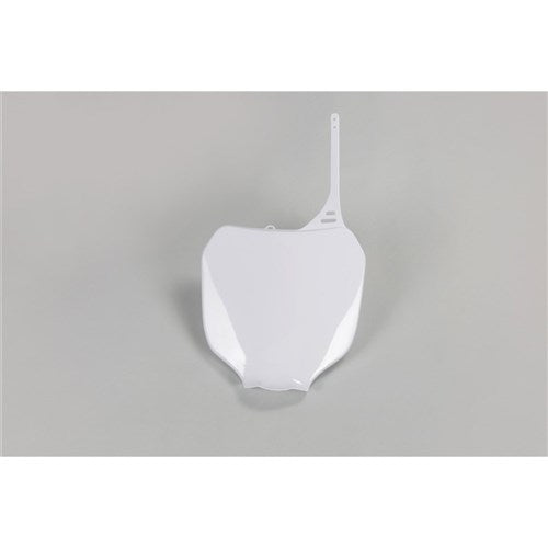 UFO YAMAHA FRONT NO. PLATE YZ125/250/426 00-05 WHT