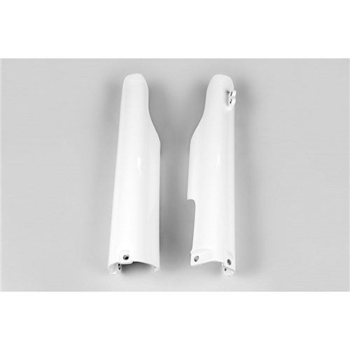 UFO YAMAHA FORK SLIDER PROTECTORS YZ125/250 05-07/YZF250/450 05-07 WHT