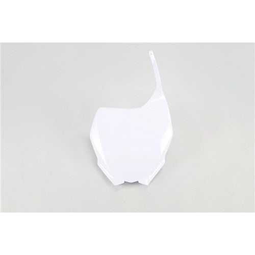 UFO YAMAHA FRONT PLATE YZ125/250 06-14 / YZF250/450 06-09 (WHT)