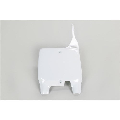 UFO SUZUKI FRONT NO. PLATE RM125/250 99-00 WHT