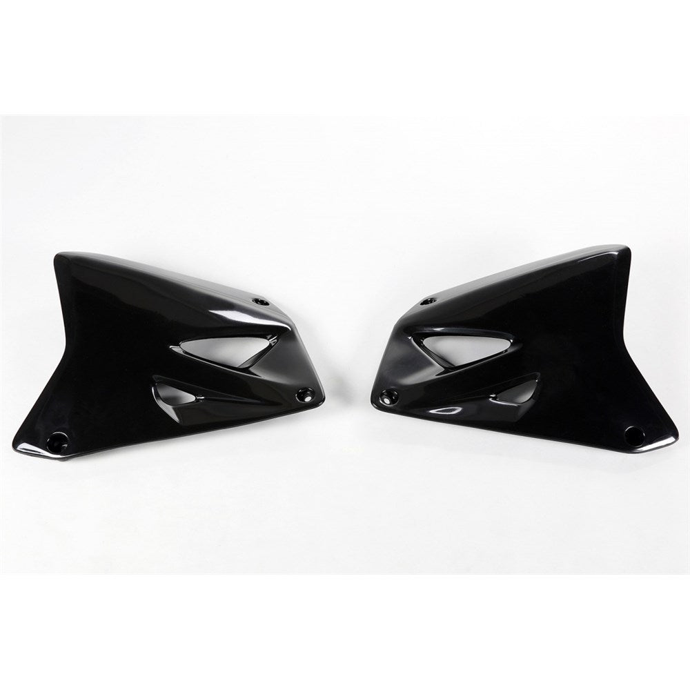 UFO SUZUKI RADIATOR SHROUDS RM125/250 01-25 BLK