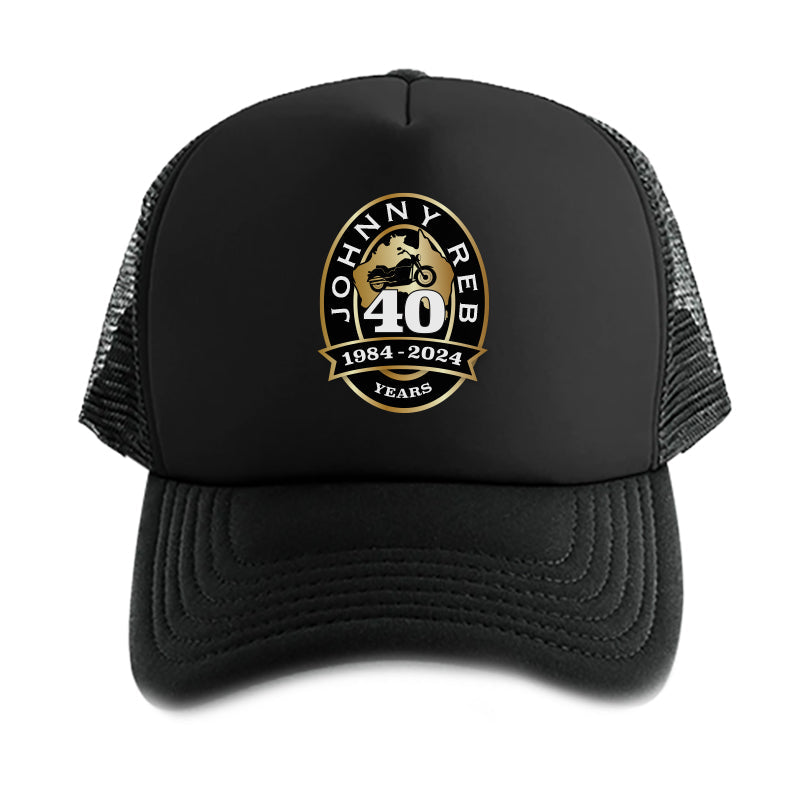 Johnny Reb | 40th Anniversary Trucker Cap – Joe Rascal Harley
