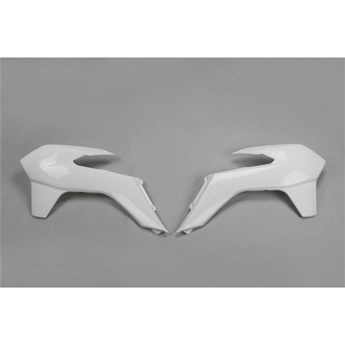 UFO KTM RADIATOR SHROUDS 13-15 SX/SXF SX250-16 SNR WHT