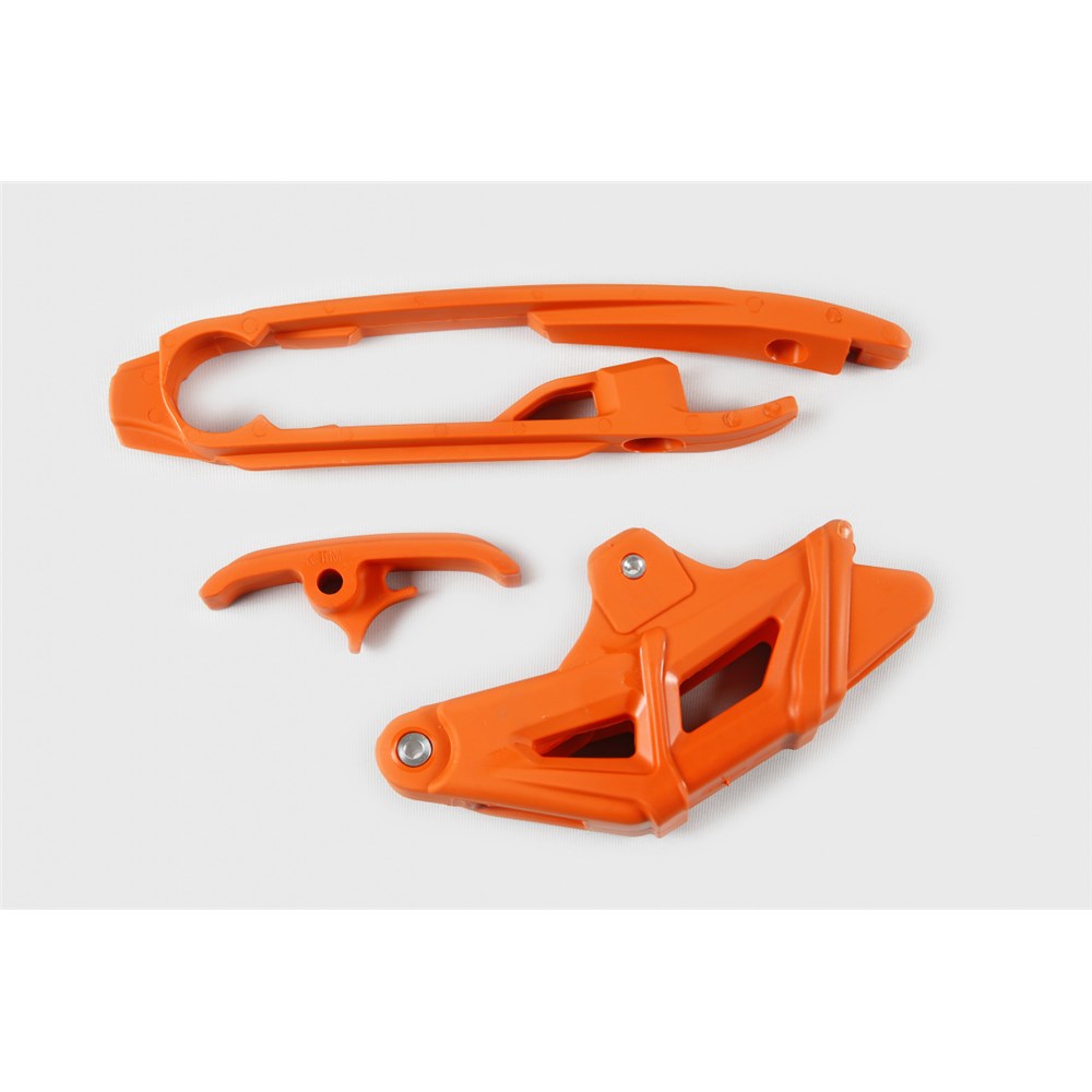 UFO KTM S/ARM SLIDER/CHAIN GUIDE KIT SX/SXF 16-18 (ORG 98-18) NO SX250-16
