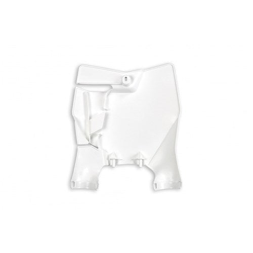 UFO KTM STADIUM FRONT PLATE SXF 16-18/SX125 16-18/SX250 17-18 (WHT)