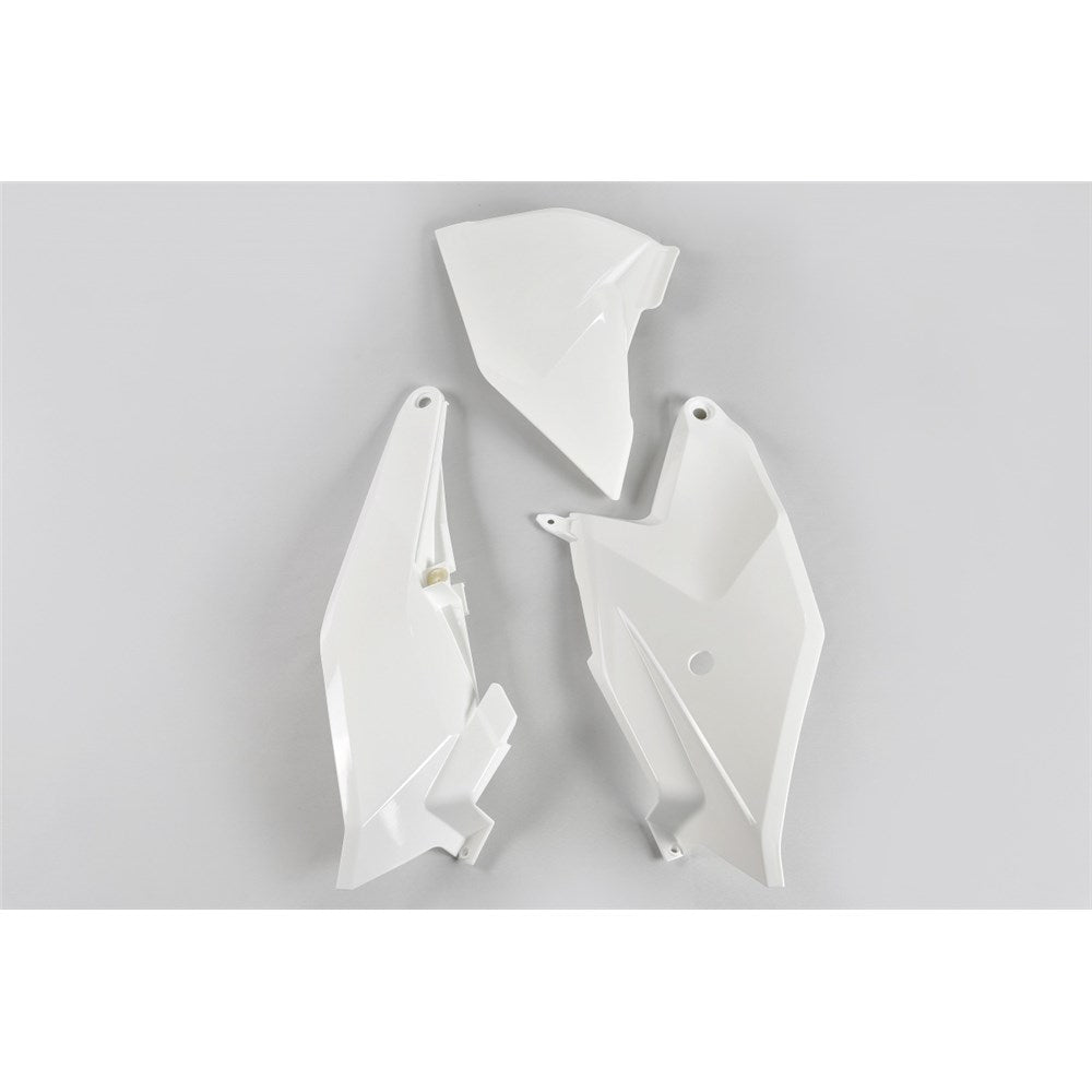 /UFO KTM 85SX 18 SIDE PANELS W/ AIRBOX CVR (WHT)