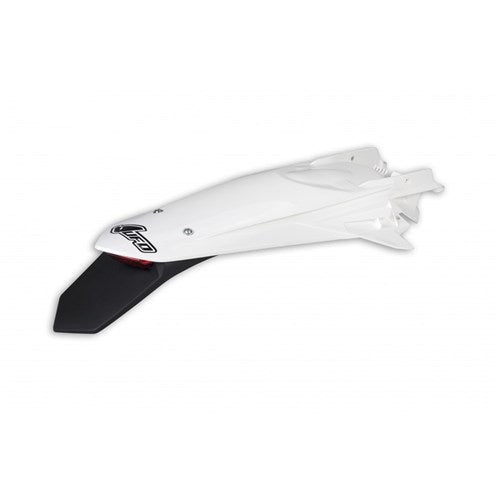 UFO KTM ENDURO REAR FEDNER W/LED EXC/EXC-F 20-23 WHT