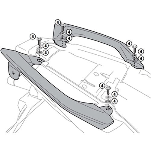 GIVI KIT TO MOUNT PL4003CAM WITHOUT 451F  [ONC01]