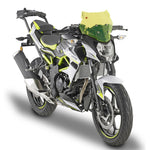 GIVI WINDSCREEN ONLY LIME GREEN - KAWASAKI Z125 19-24 (NEEDS FITTING KIT A4125A)  [ONC01]