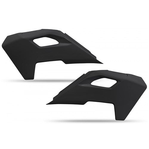 UFO HUSQVARNA RADIATOR COVERS TC 125/250 - TX 300 - FC 250/350/450 - FX 350/450 23-25 BLK