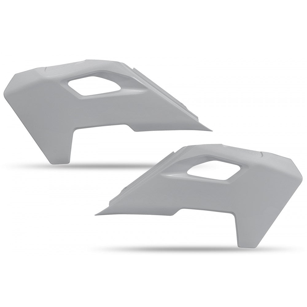 UFO HUSQVARNA RADIATOR COVERS TC 125/250 - TX 300 - FC 250/350/450 - FX 350/450 2023 GRY