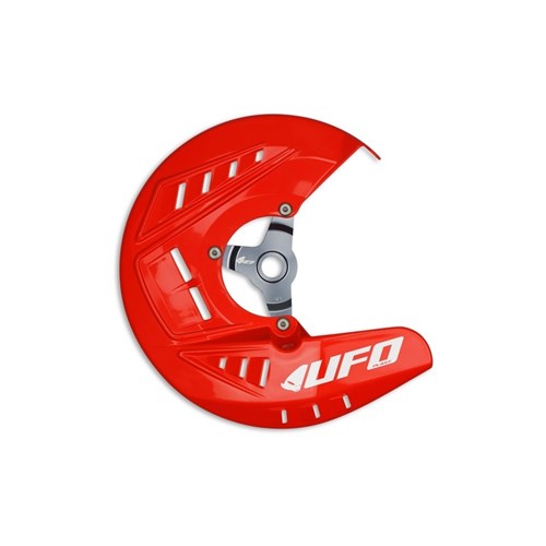 UFO HONDA FRONT DISC COVER W/ALU MOUNT CRF250R 13-18 CRF450R/RX 13-18 (RED 00-18)