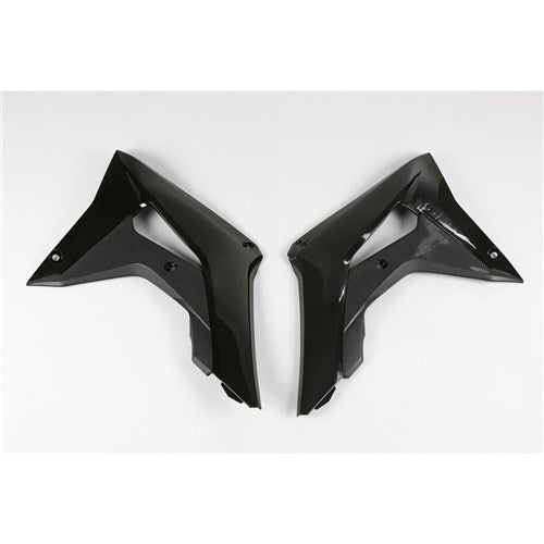 UFO HONDA RADIATOR SHROUDS CRF250R 18/450R 17-18 BLK