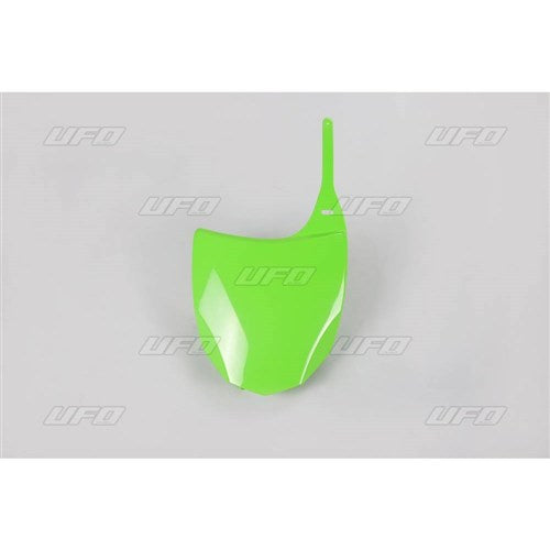 UFO KAWASAKI FRONT NO. PLATE KX250F 09-12 (GRN) #