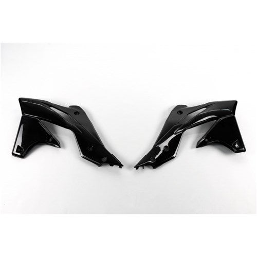 UFO KAWASAKI RADIATOR SHROUDS KX250F 13-16 BLK
