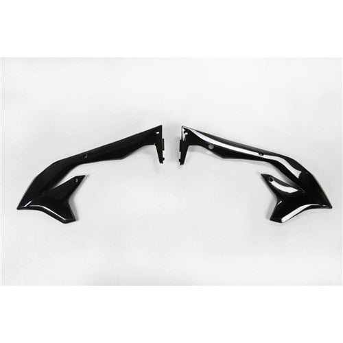 UFO KAWASAKI RADIATOR SHROUDS KX450F 16-18 BLK