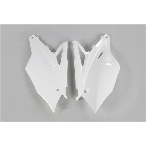 UFO KAWASAKI SIDE PANELS KX250F 17-18/ KX450F 16-18 WHT