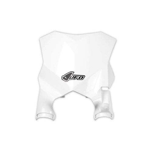 UFO KAWASAKI STADIUM FRONT PLATE KXF250 17-25 KXF450 16-25 WHT