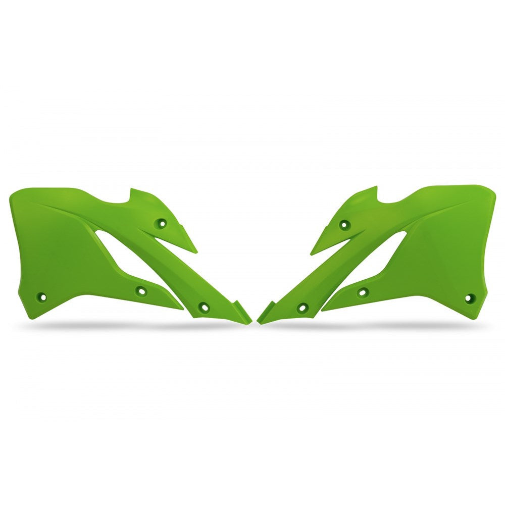 UFO KAWASAKI RADIATOR COVERS KX85 22-25 KX112 22-25 (GRN)