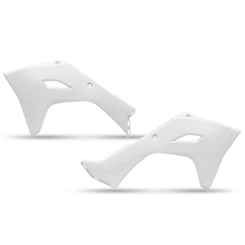 UFO KAWASAKI RADIATOR SHROUDS KX250F 25 / KX450F 24-25 WHT