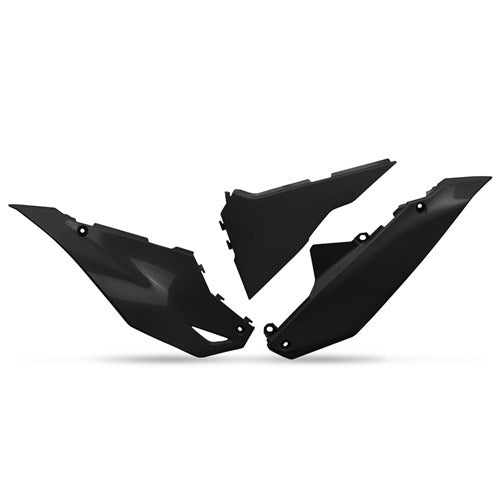 UFO KAWASAKI SIDE PANELS KX250F 25 / KX450F 24-25 BLK