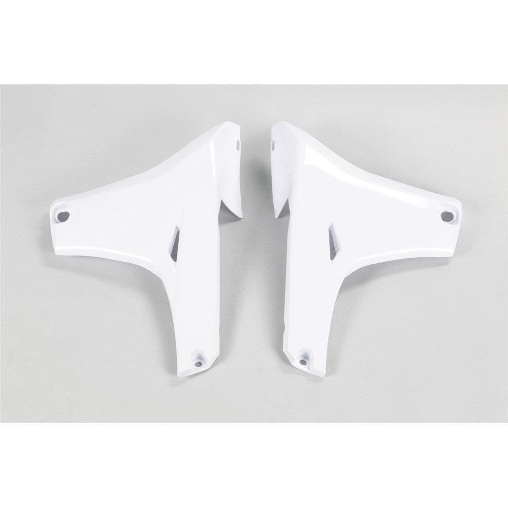UFO YAMAHA LOWER RADIATOR SHROUD YZF450 10-13 WHT