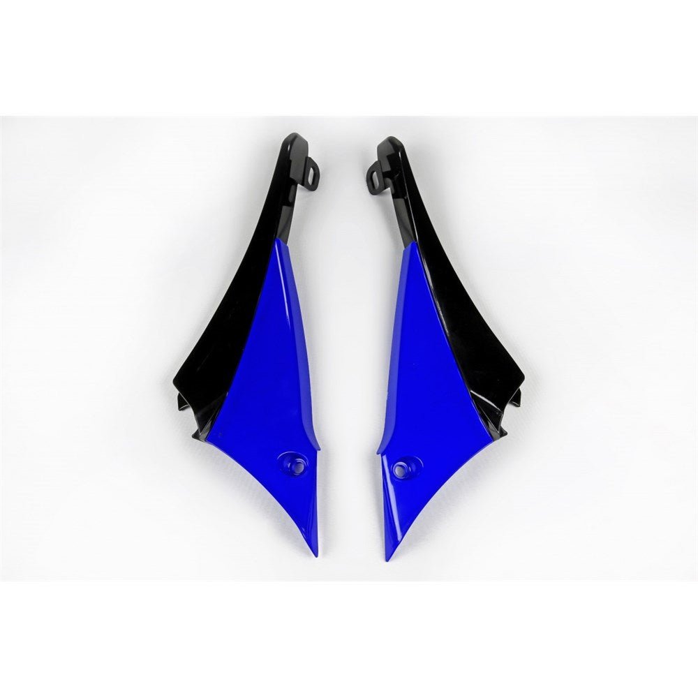 UFO YAMAHA RADIATOR COVER CONNECTORS REAR SHROUD YZF450 10 (REFLEX BLU) [ONC01]