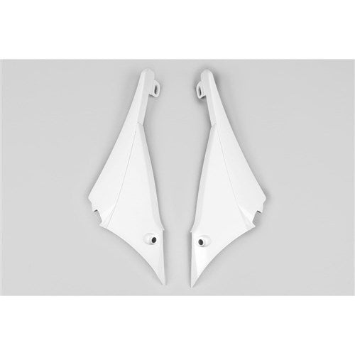 UFO YAMAHA RADIATOR COVER CONNECTORS REAR SHROUD YZF450 11-13 (WHT)