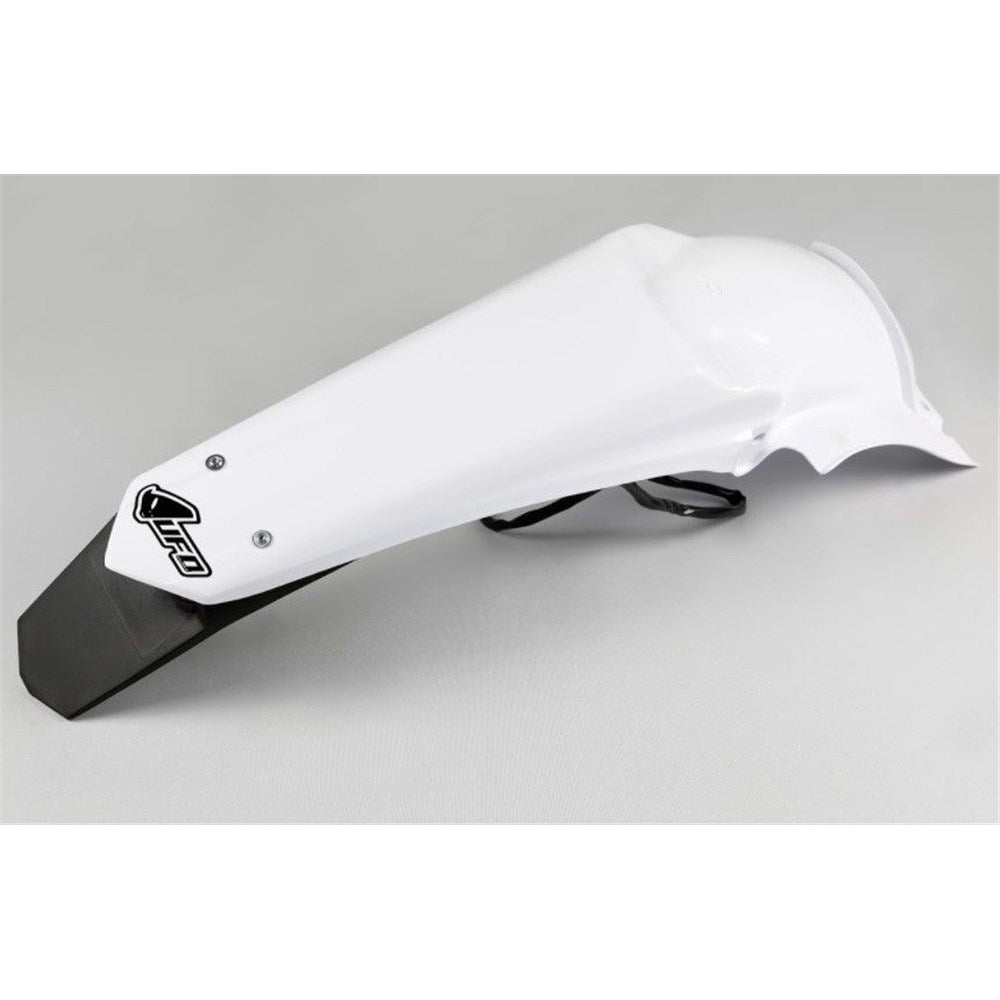 UFO YAMAHA REAR FENDER WITH LED T/LIGHT WR450F 12-15 WHT 