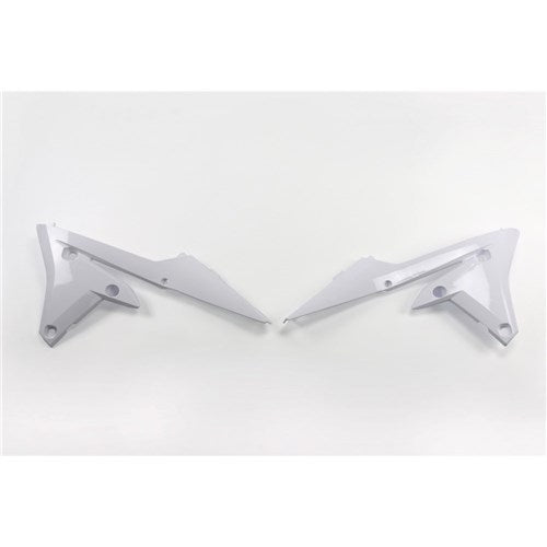 UFO RADIATOR COVERS YZF250 14-18/450 14-17/WRF250 15-19/450 16-18 ((WHT))